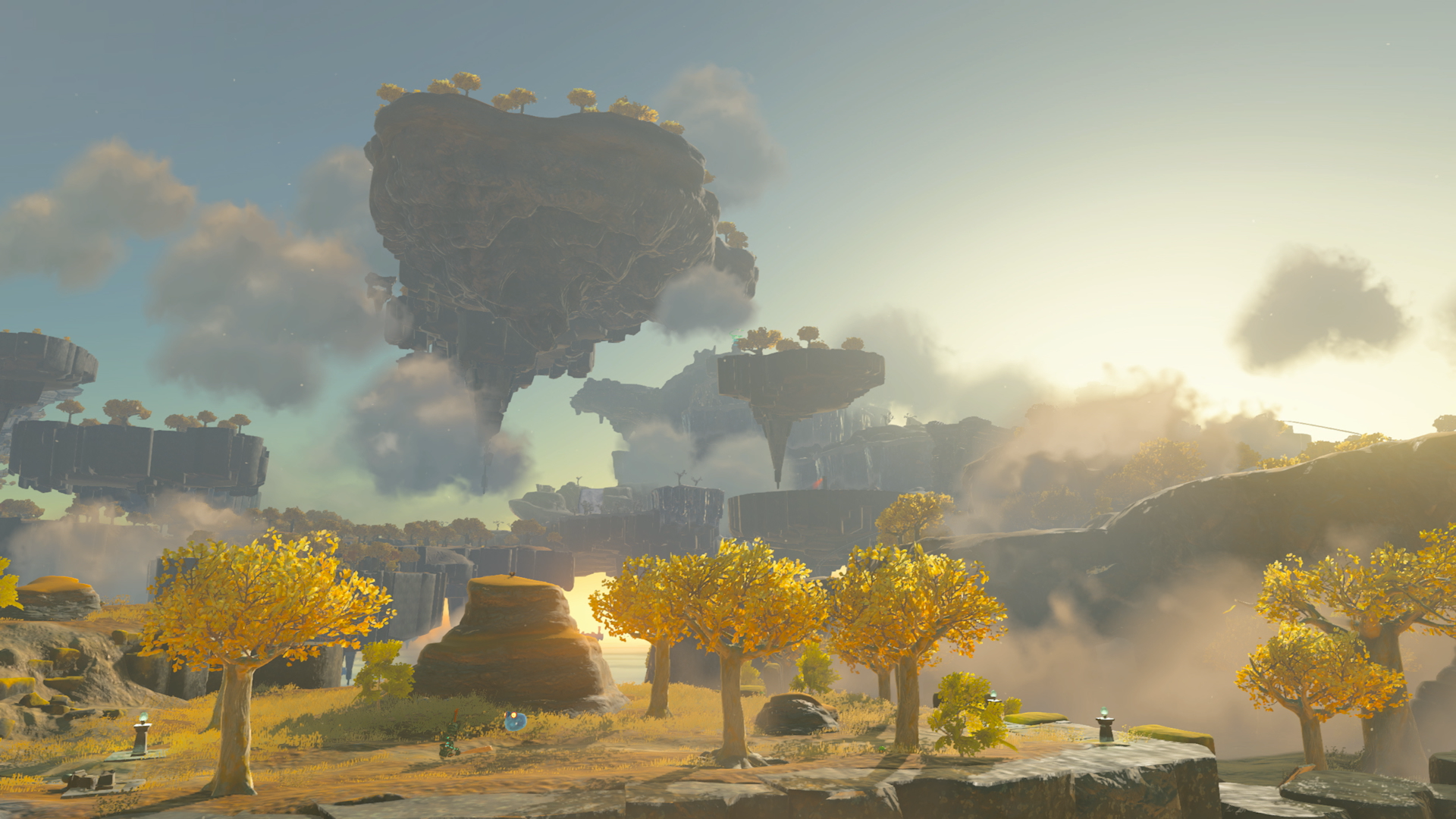 Zelda Tears of the Kingdom sky island screenshot