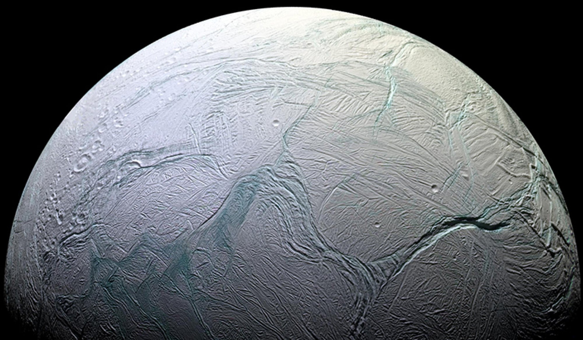 Cassini capturing Enceladus