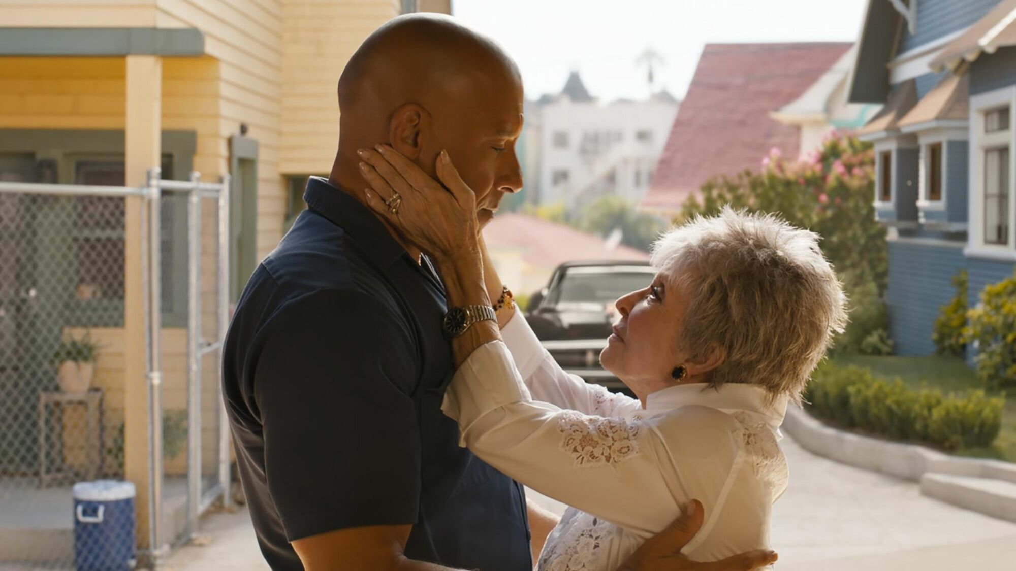 Rita Moreno and Vin Diesel play grandson and abuela in "Fast X."