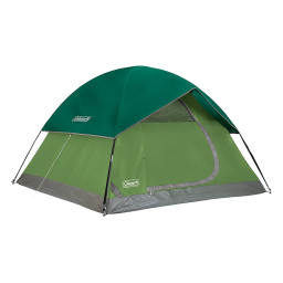 coleman camping tent in green