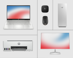 a selection of products on sale during hp's 4th of july event