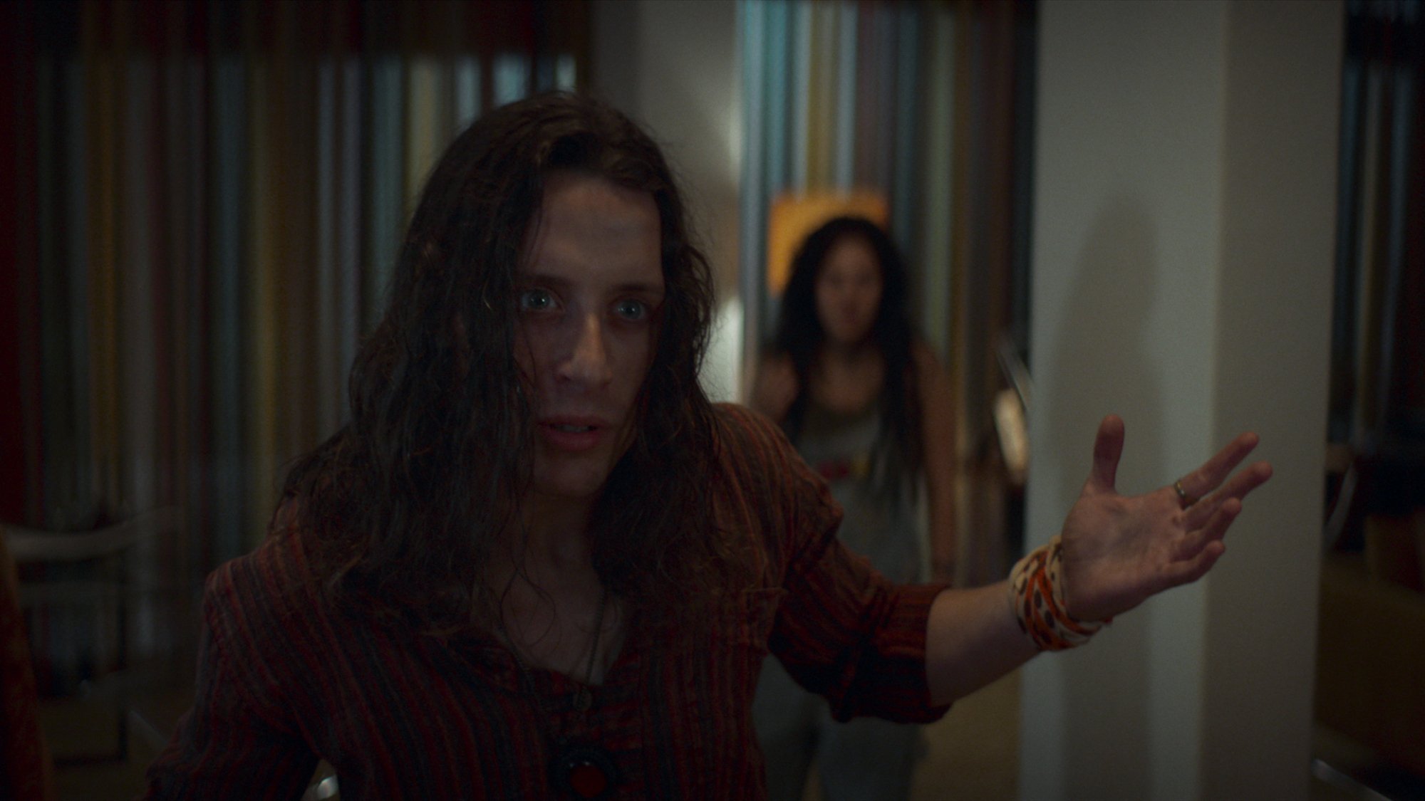 In the TV show "Black Mirror" Rory Culkin is a cult leader leading a home invasion.