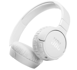 white headphones against white background