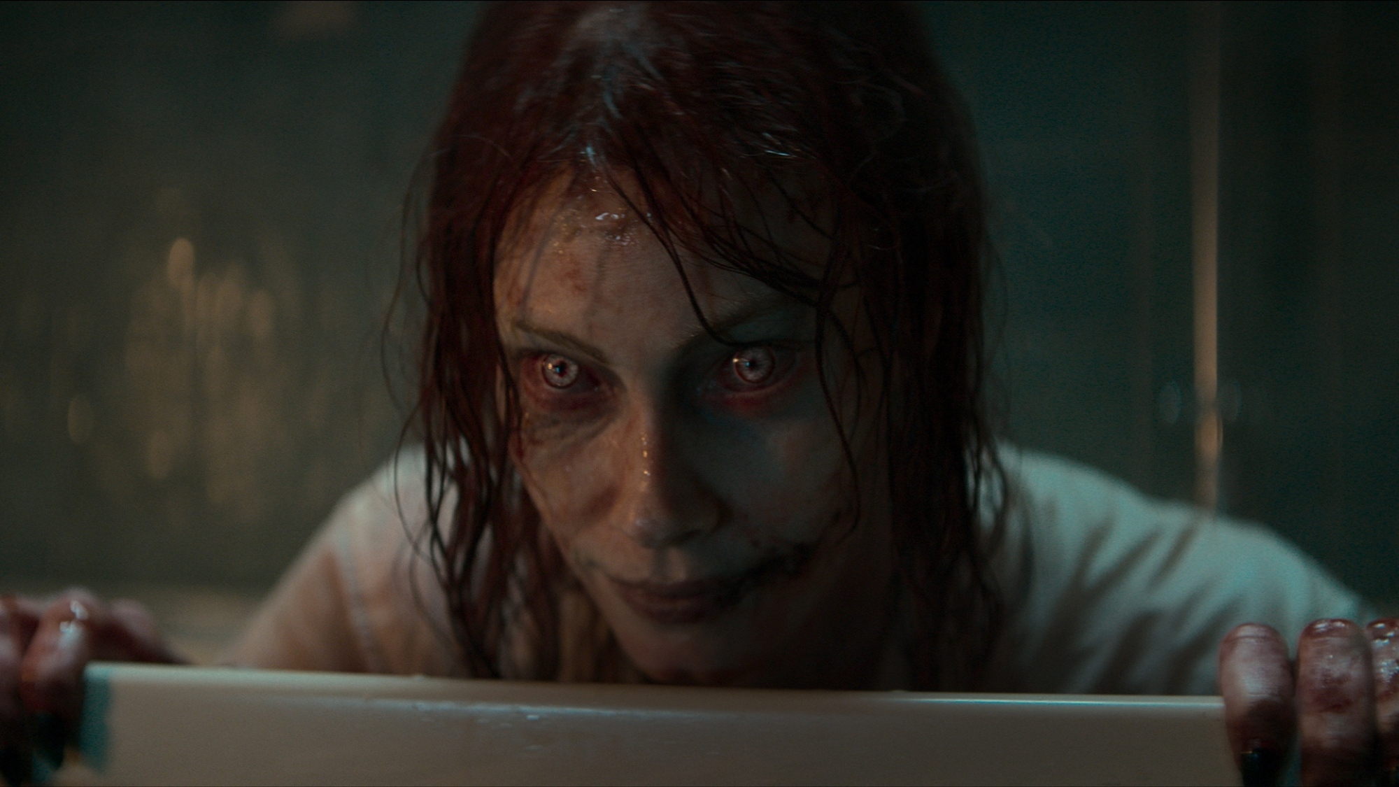 Alyssa Sutherland as Ellie in "Evil Dead Rise." 