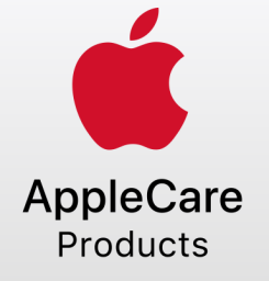 AppleCare logo with red apple