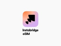 The Instabridge eSIM logo over a whitish background