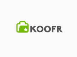 The Koofr logo over a white background