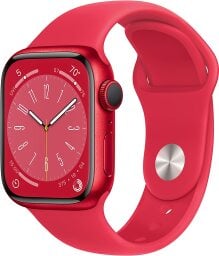 red apple watch series 8