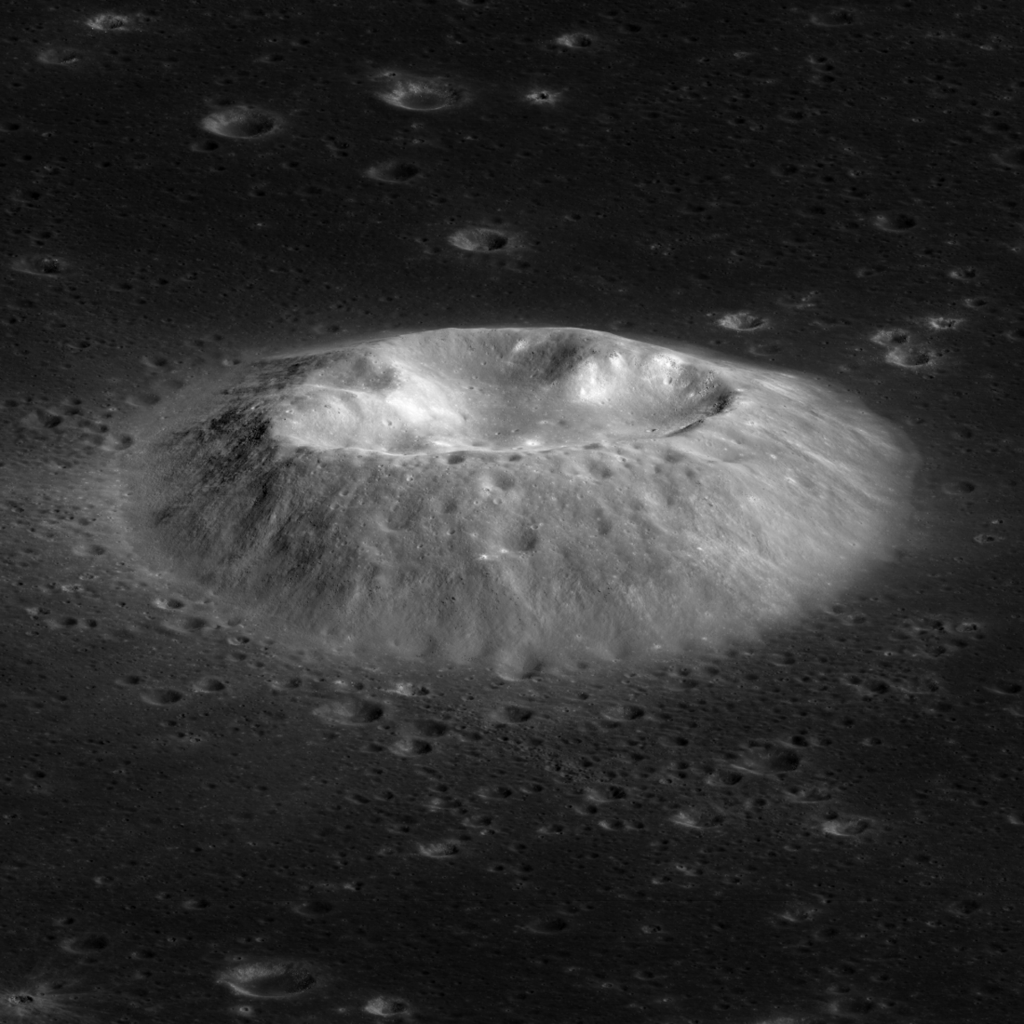 Investigating the moon's domes