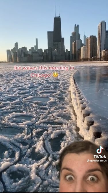 A screenshot of a TikTok video by Rutherford.