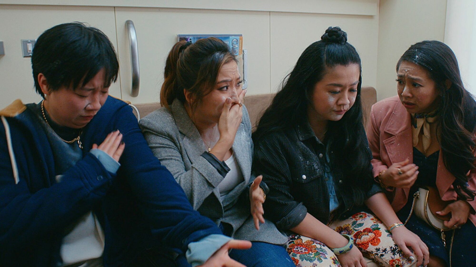Sabrina Wu, Ashley Park, Sherry Cola, and Stephanie Hsu in "Joy Ride." 