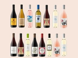 15 bottles of different wines