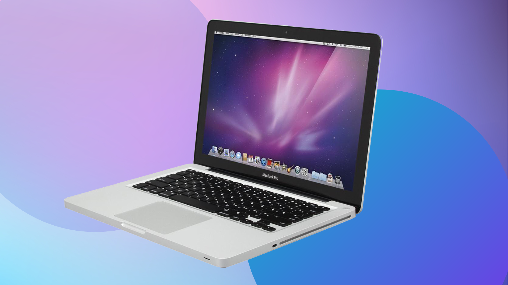 MacBook pro in silver