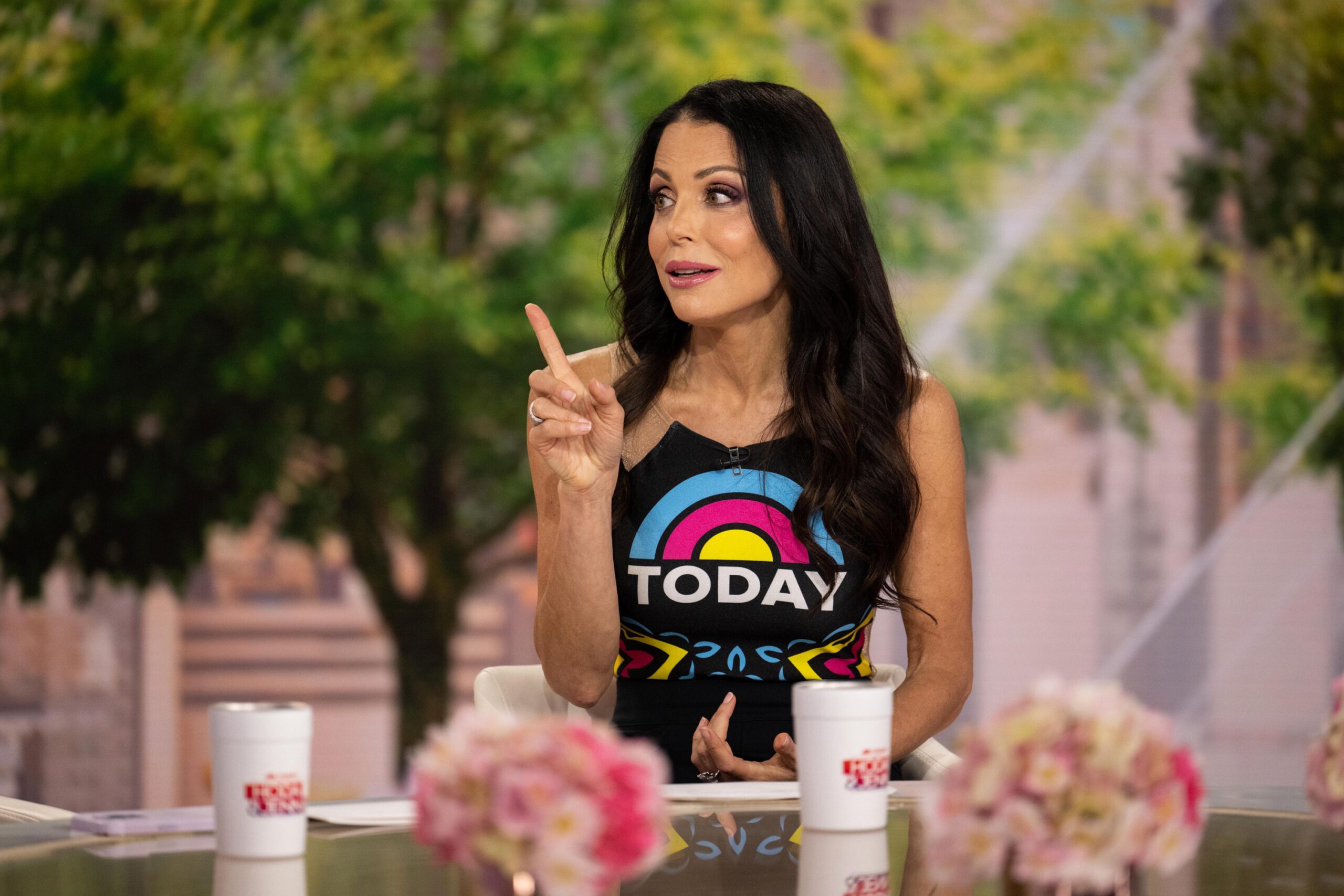 bethenny frankel on the set of the 'today' show