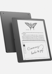 The Kindle Scribe shown over a white background