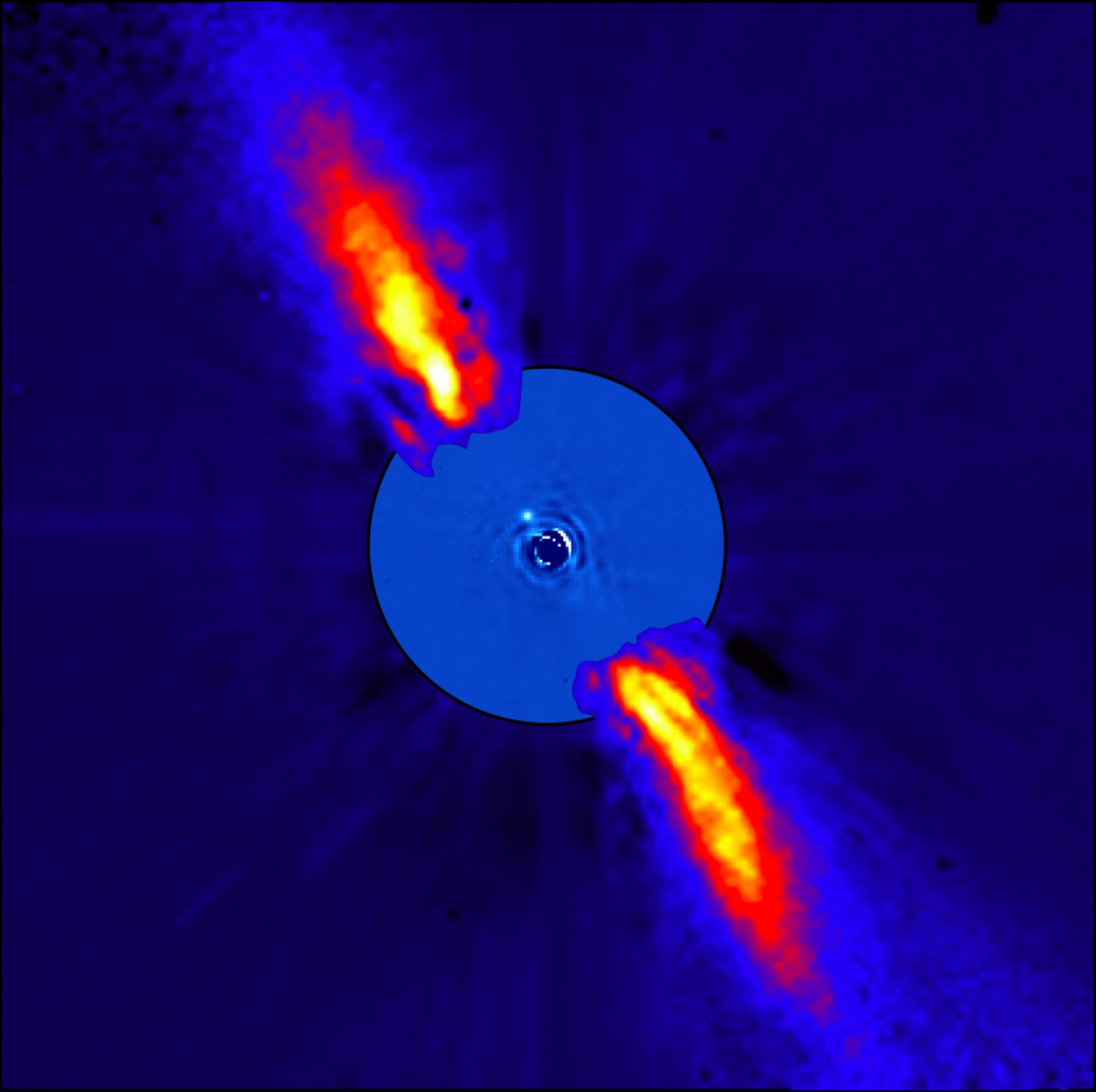 Astronomers direct imaging Beta Pictoris star