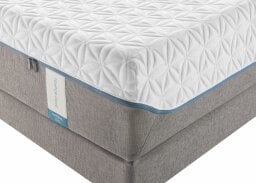 The TEMPUR-Cloud mattress shown in a zoomed in form over a white background