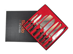 Seido Japanese knife set in its gift box
