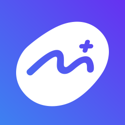 Mindfulness.com app logo in blue and white 
