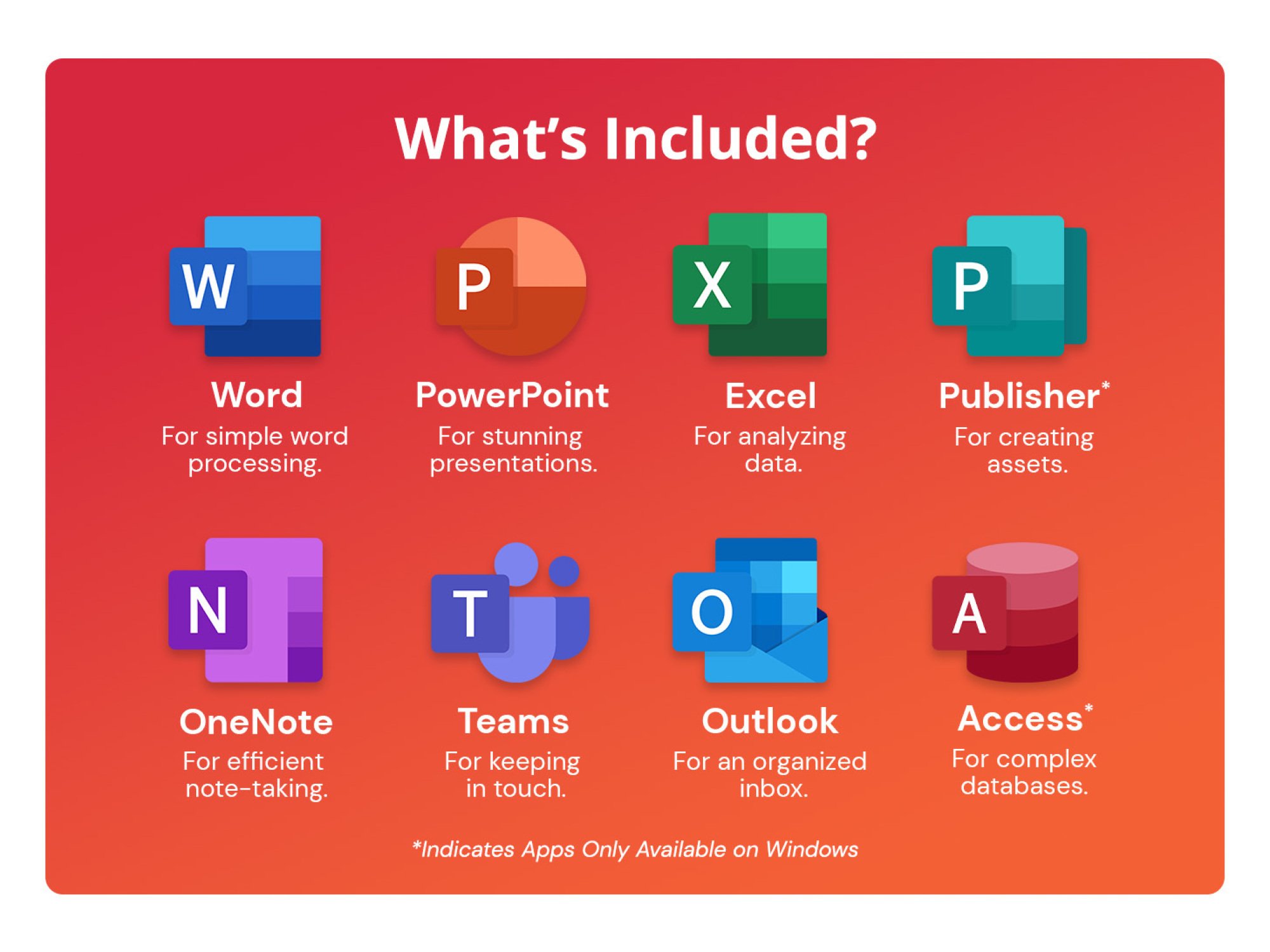 microsoft office apps graphic