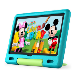Amazon Fire HD 10 Kids tablet on white background