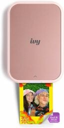 Canon Ivy 2 Mini Photo Printer in pink printing an image