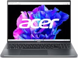 an acer swift go laptop on a white background