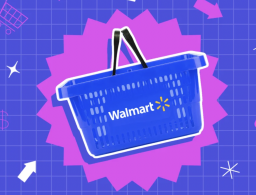 A Walmart basket. 