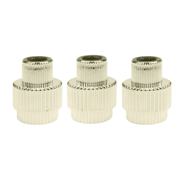 Sofia Home Stackable Glass Taper Candle Holders