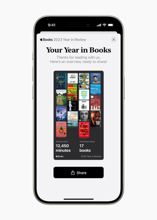 Apple Year in Books