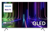 Philips TV with neon light abstract screensaver