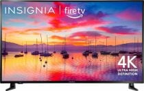 Insignia TV with harbor screensaver