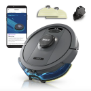 Shark robot vacuum with smartphone and mopping attachments