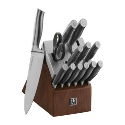 Henckels knife Block Set on white background