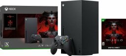 the Xbox Series X 'Diablo IV' Bundle next to its packaging