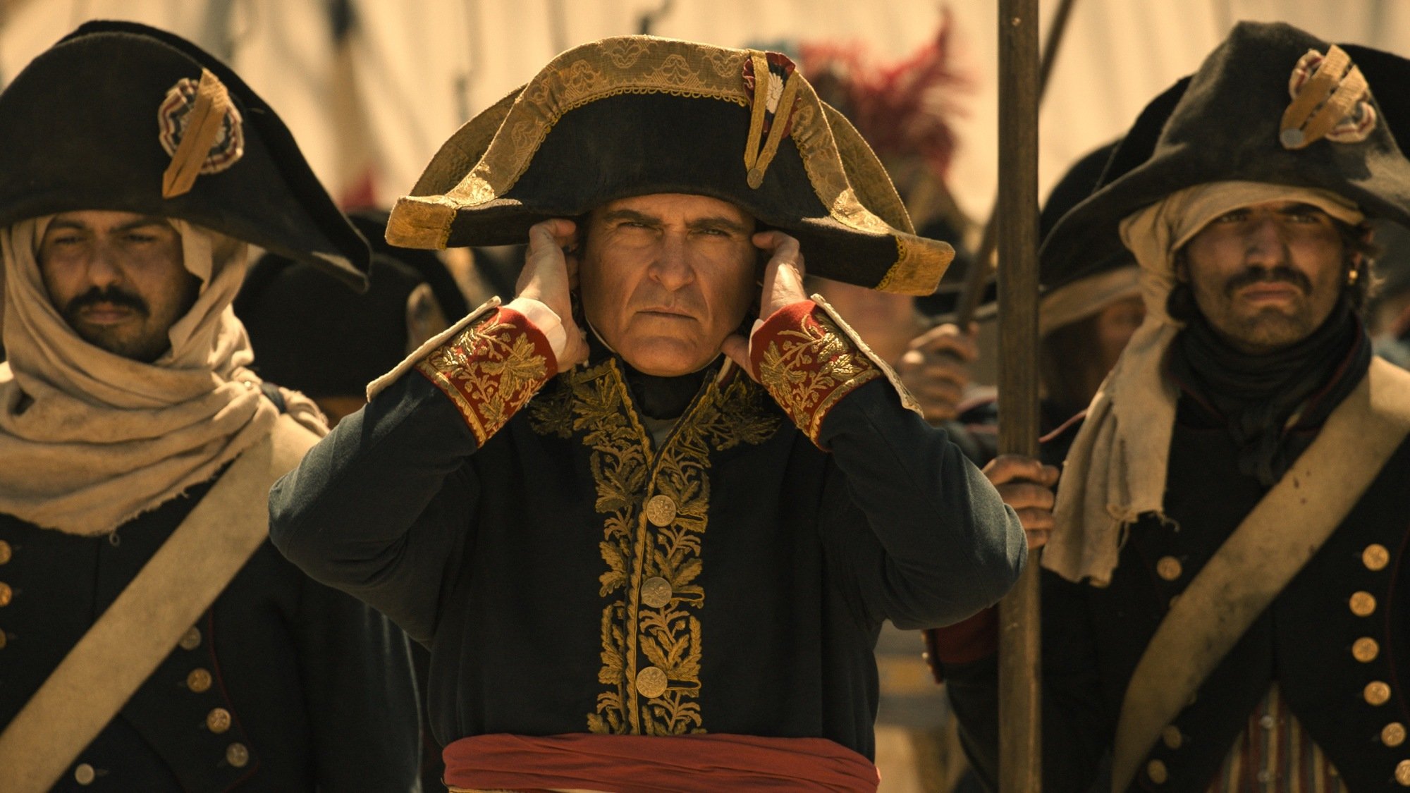 Joaquin Phoenix as Napoleon Bonaparte in Ridley Scott's "Napoleon."