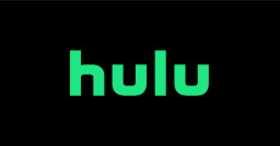 Green Hulu logo on black background