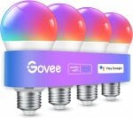 product image of rainbow colored light bulbs