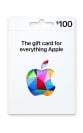 a $ 100 apple gift card