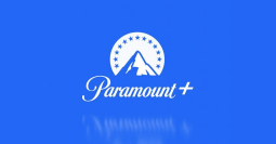 Paramount+ logo on blue background