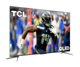 TCL 75-inch qled TV on white background