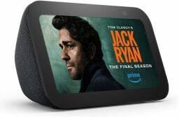 Amazon Echo with TV show on Prime Video screensaver