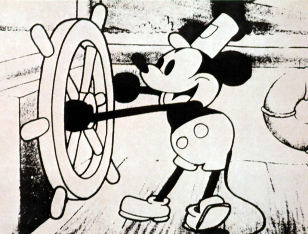 Steamboat Willie cartoon