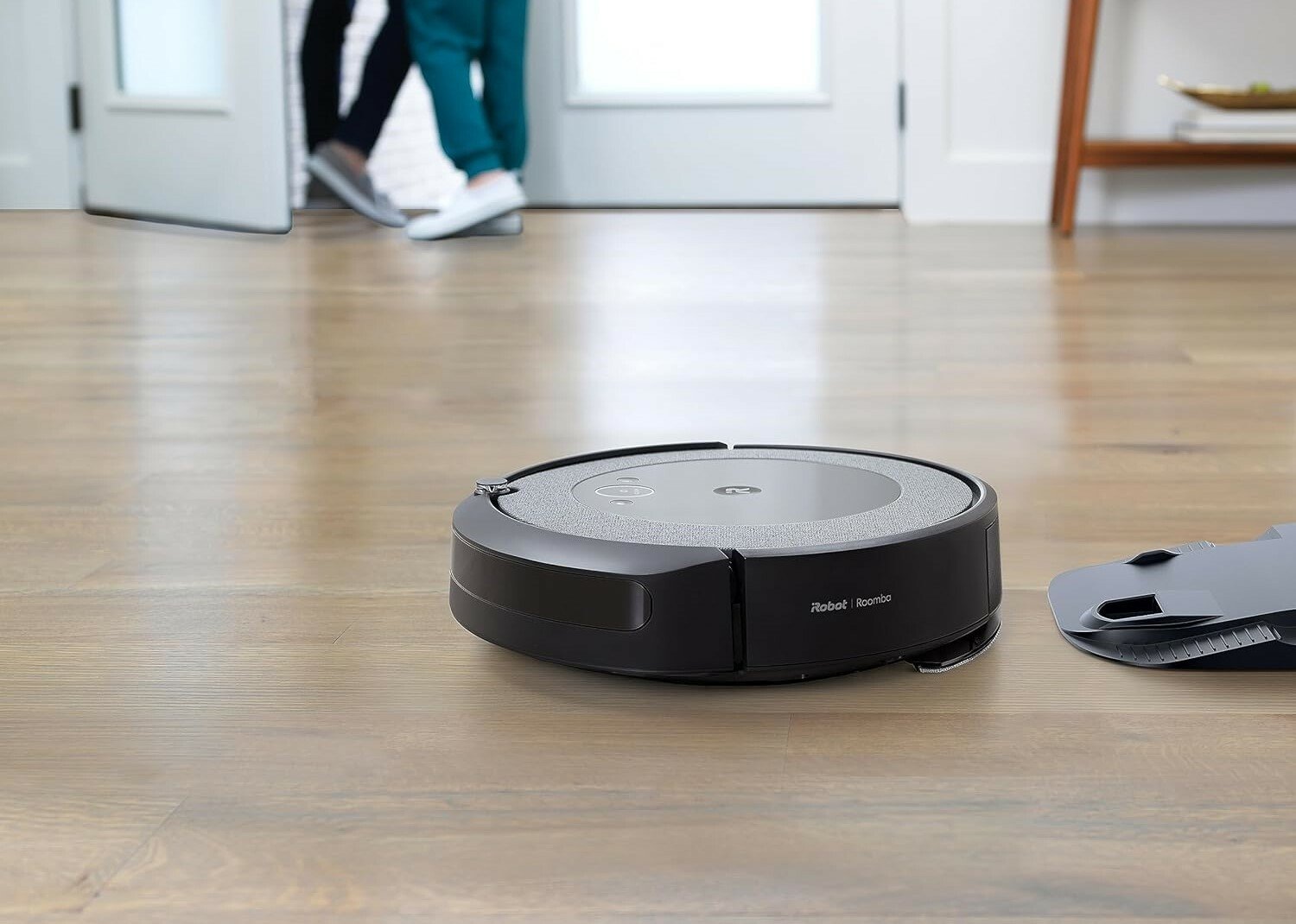iRobot Roomba Combo i5 on hardwood floor