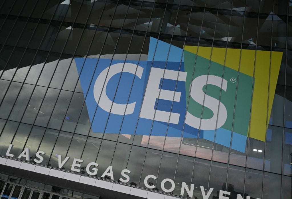 CES logo on buidling