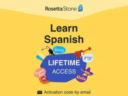 A Rosetta Stone learn Spanish graphic