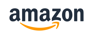 Amazon logo on white background