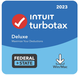 A TurboTax Deluxe graphic.