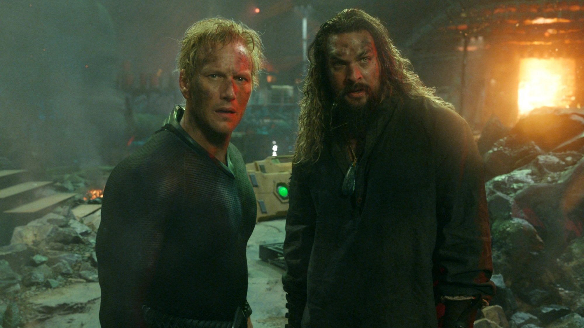 PATRICK WILSON as Orm and JASON MOMOA as Aquaman in Warner Bros. Pictures’ action adventure “Aquaman and the Lost Kingdom,” a Warner Bros. Pictures release.