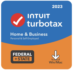 A TurboTax Home & Business graphic.